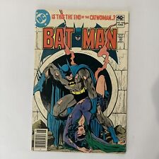 Dc Comics Batman #324 1980 Bronze Age Catwoman, Commis Gordon, Ad With The Flash