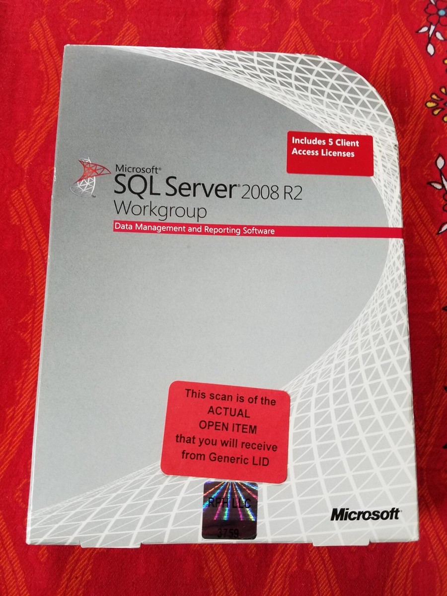Workgroup Microsoft Server, Development & DBMS Software for sale 