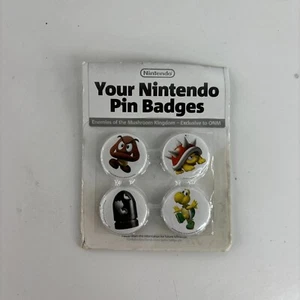 Your Nintendo Pin Badges Set - Enemigos del Reino Champiñón - Nuevo - Imagen 1 de 2