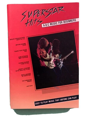 Superstar Hits 1986 Music Book Learn to play Pat Benatar Springsteen Loggins - Image 1 of 3
