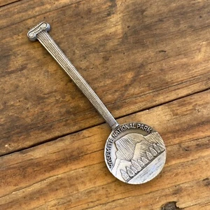 Vintage Yosemite National Park Pewter Collectible Spoon By Fort - Picture 1 of 7