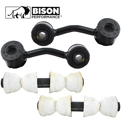 Kit de 4 enlaces de barra estabilizadora trasera delantera Bison Performance para Chevrolet Oldsmobile tracción delantera Foto 1 de 4