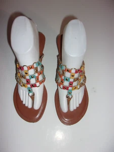 Sandalias de cuña COACH and FOUR multicolores para mujer TALLA 8 - Imagen 1 de 5