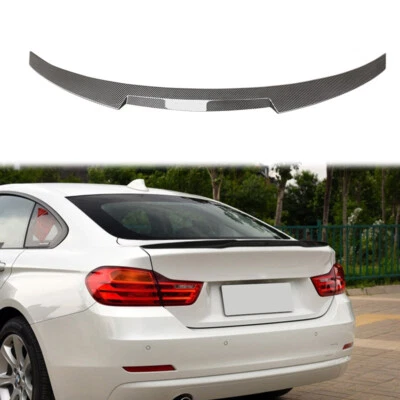 FOR 14-20 BMW F36 430i 435i 440i GRAN COUPE CARBON LOOK M4 STYLE TRUNK SPOILER - Image 1 of 4