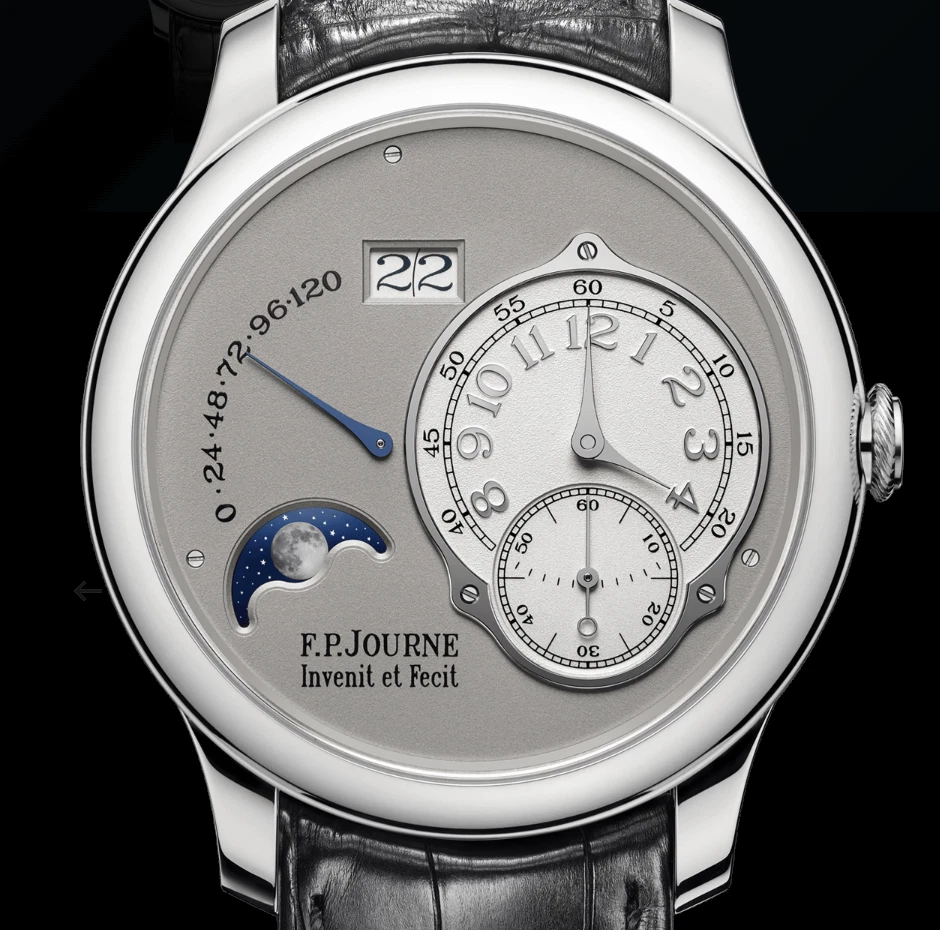 F. P. Journe Octa Lune automático calibre platina 1300.3 Moonphase em safira - Imagem 1 de 4