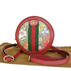Gucci Ophidia Red Canvas Backpack Bag Authentic