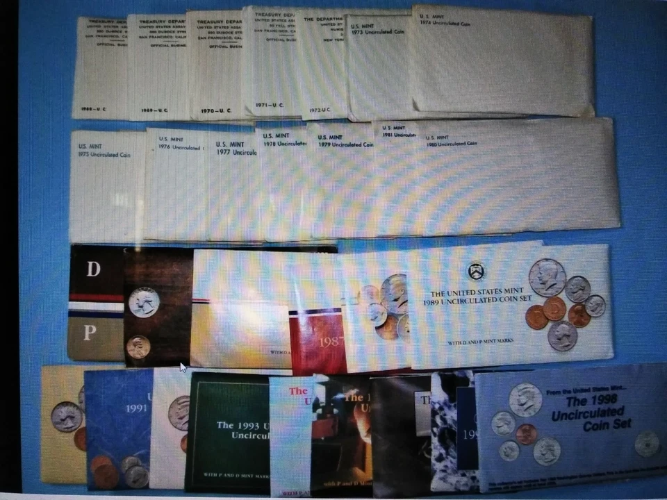 1968-2006- 38 YEARS-COMPLETE RUN SET-US MINT SETS- - Image 1 of 1