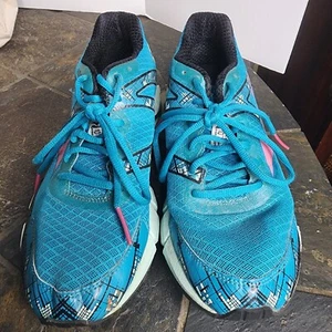 Mizuno Womens Size 9.5 Wave Inspire 10 Running Shoes Aqua Blue Trainers Lace Up - Picture 1 of 10