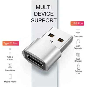 USB A auf USB C Adapter 3.0/8V Ladeadapter Datenübertragung Stecker KonverterOTG - Bild 1 von 19