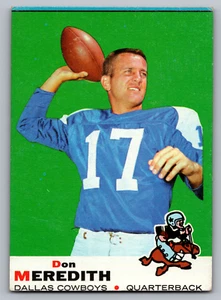 1969 Topps #75 Don Meredith Cowboys - Imagen 1 de 3