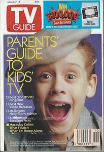 1992 TV Guide March 7-13 Macaulay Culkin Special Decoder Inside - Picture 1 of 1