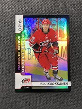2017-18 O-PEE-CHEE OPC JANNE KUOKKANEN MARQUEE ROOKIE BLACK RAINBOW #ed 34/100
