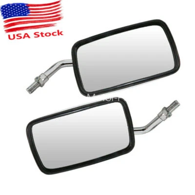 Хромированные прямоугольные зеркала для мотоциклов Honda VTX1300 1800 Valkyrie 1500 1800 - Изображение 1 из 4