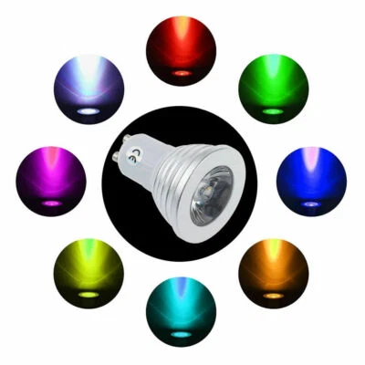 FARETTO / SPOT LED RGB Multicolore 4W (E27/ GU10/) + Telecomando - Immagine 1 di 4