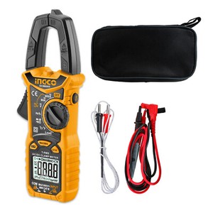 INGCO Digital Clamp Meter AC DC Volt Current Resistance Capacitance Diode Test