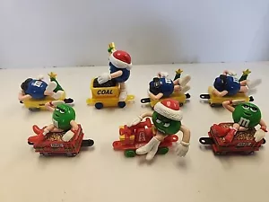 M&M's Mini Character Christmas Holiday Train Cars - Picture 1 of 6