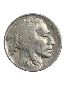 1931 S Buffalo Nickel 5c Scarce Date U.S. Coin Currency See Pictures - Picture 1 of 9