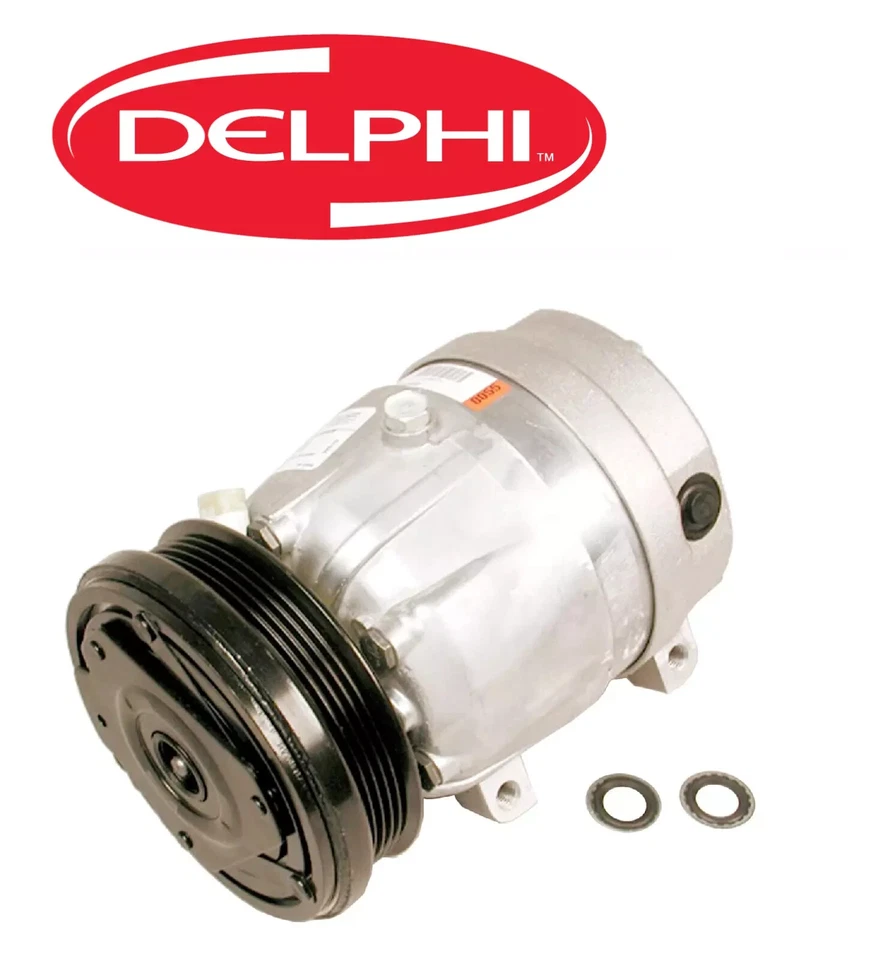Chevy Impala 2002 2003 compresor de aire acondicionado de 3,4 L con embrague *NUEVO* Delphi OEM Foto 1 de 4