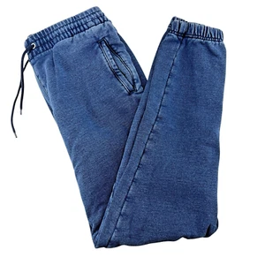 Gap Jogginghose Herren M Tall Hose blau Kordelzug dicke Sweatpants - Bild 1 von 9