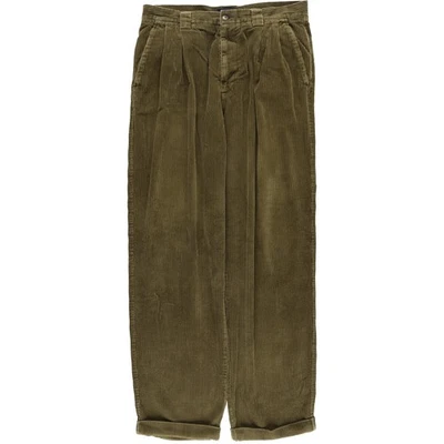 Usado CHERE SKIN Pantalón Pana Acanalado Ancho Dos Pliegues Hombre Talla W34 Foto 1 de 4