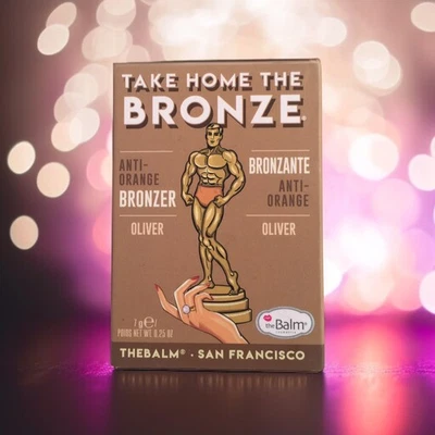 theBalm Take Home the Bronze Bronzer OLIVER Matte Anti-Orange Full Size - 0.25oz - Image 1 of 4