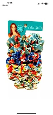 Pack de 8 accesorios Scrunchie florales para mujer Pioneer  Foto 1 de 4