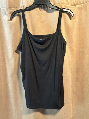 Women's ~ No Boundaries ~ Black Racerback Tank Top XXXL (21) RN#52469 - Image 1 of 4