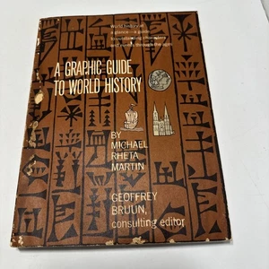 A Graphic Guide To World History By Michael Rheta Martin Paperback 1959 - Picture 1 of 17