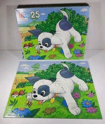 Pastel Pets Puzzle - 4288-5 (Milton Bradley, 1983) 25 Pieces - 10½x8¼ - U.S.A. - Image 1 of 4