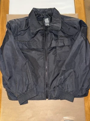 Jaqueta Spiewak Vintage Hidden Agenda I Masculina 2XL Preta Anos 80 Anos 90 Fabricada nos EUA - Imagem 1 de 3