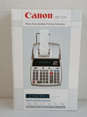 CANON Heavy Duty Desktop Printing Calculator 12 Digit MP11DX New Open Box - Image 1 of 4