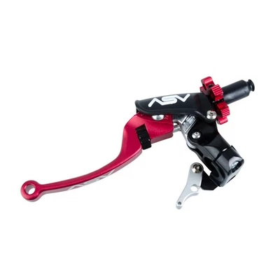 ASV C6 Series Pro Clutch Lever With Hot Start Red For Kawasaki KX250F 2004-2010 - Image 1 of 3