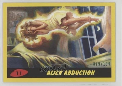 2017 Topps Mars Attacks: The Revenge Yellow 79/199 Alien Abduction #11 1j8 Foto 1 de 3