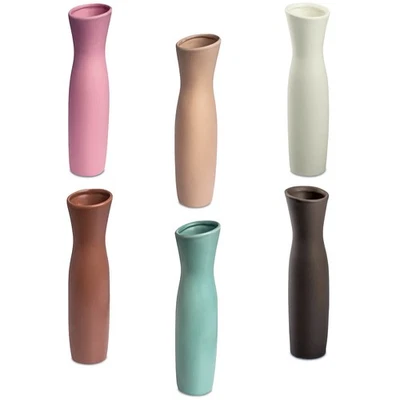 Keramik-Vase Tischvase Blumenvase 'Cone' 30 cm Frühlingsfarben Accessoire Deko  - Bild 1 von 4