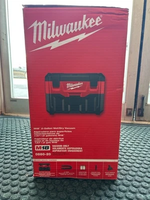 Milwaukee 0880-20 M18 18 Volt Cordless Wet/Dry Vacuum, (Tool Only) (HPB020155) - Image 1 of 4