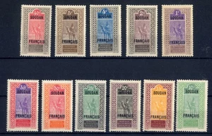 SUDAN FRANCESE 1921 Targui Nomad on Dromedary (Camelus dromedarius) overprinted - Picture 1 of 1