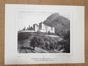 Castello di Chatillon Aosta Monarchia di Savoia Enr. Gonin F.lli Doyen Ristampa - Picture 1 of 1