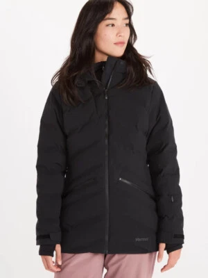 NWT Marmot Val D'Sere Down Ski Jacket Black MSRP $295 - Image 1 of 4