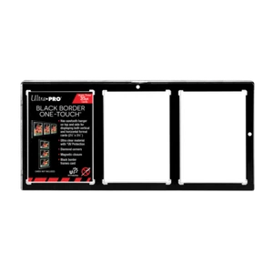 Ultra PRO Black Border 3Card UV One Touch Card Magnetic Holder for 35 Pt Card - Zdjęcie 1 z 2