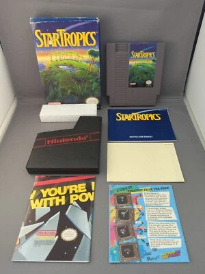 #1 Star Tropics (Nintendo NES, 1990) Complete CIB w/Letter - Image 1 of 4