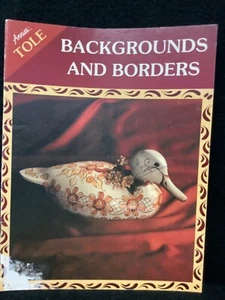 Annies Tole Magazine BACKGROUNDS AND BORDERS pattern booklet - Picture 1 of 8