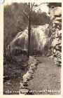 '38, Turner Falls, and Trail, RPPC Man-Face, Ok, Corner Damage, Msg Old Postcard
