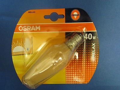OSRAM RELAX BC 40 E14 40W 230V   WARM WHITE Glühlampe Glühbirne  DIMMBAR !!! - Bild 1 von 2