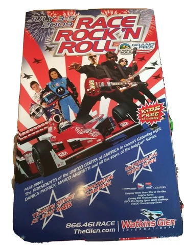 Watkins Glen Indy Car Series Official Poster 2009 Danica Patrick Cover