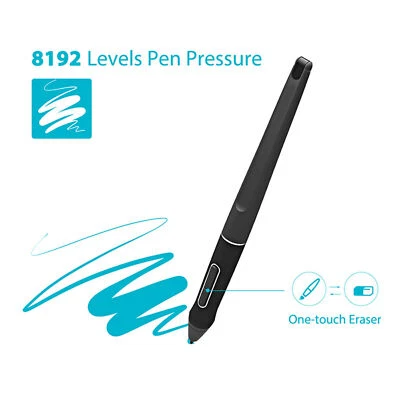 For HUION PW507 Battery-free Pen Stylus 8192 for  KAMVAS Pro 13/Pro 12/Pro 16 zc - Image 1 of 4