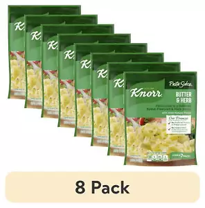 (8 pack) 4.4 oz, Knorr Flavors Creamy Butter & Herb Pasta Sides Ready Meals - Picture 1 of 14