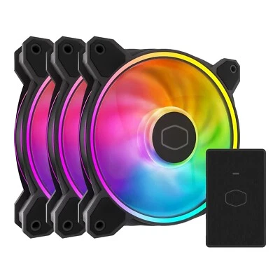 DEEPCOOL CF 120 PLUS (3 in 1) Addressable RGB Halo Ring PWM Fan  - Image 1 of 4
