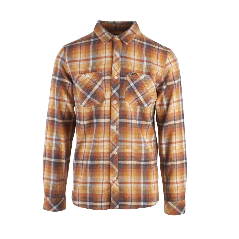 Camisa de franela O'Neill Whittaker L/S naranja crema para hombre (S01) Foto 1 de 4