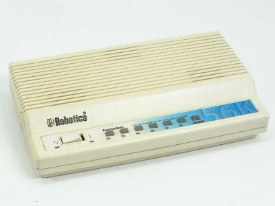 US Robotics 568602 56K Sportster External Faxmodem V90 & x2 00 - No Power Supply - Image 1 of 4