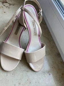 Damen Sandalen Beige Von Zara Gr. 37 Neu - Bild 1 von 5